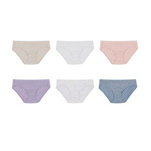 Hanes Women's Cotton Hipster Panties 6-Pack