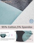 POPKOK Women's Cotton Hipster Period Underwear 3 Pack