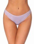 Ekouaer Women's Cotton Thong Bikini Panties Pack