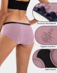 INNERSY Women's Bamboo Period Underwear 3-Pack