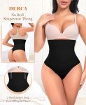 Women's High Waisted Thong Shapewear - 2 Pack