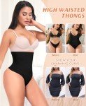 Women's High Waisted Thong Shapewear - 2 Pack