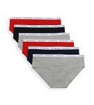 Tommy Hilfiger Women's Cotton Bikini Panties - 6 Pack