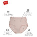 Hanes Women's Microfiber Stretch Underwear 6-Pack