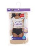 Hanes Women's 6-Pack Comfort Cotton Briefs - White