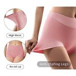 High Waisted Cotton Boy Shorts - 4 Pack