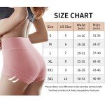 High Waisted Cotton Boy Shorts - 4 Pack