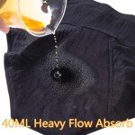 High Waisted Cotton Period Underwear for Women