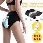 High Waisted Cotton Period Underwear for Women