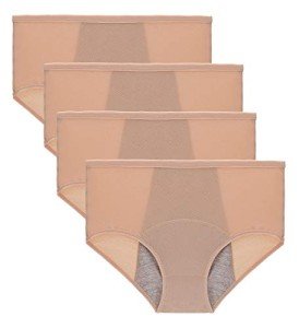 FEOYA Women's Leak-Proof Period Underwear - 4 Pack