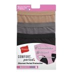 Hanes Women's Fresh & Dry Period Briefs 3-Pack