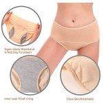 FEOYA Women's Leak-Proof Period Underwear - 4 Pack