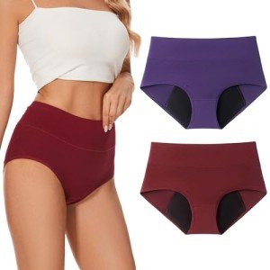 Molasus Leakproof Heavy Flow Period Underwear, Multi-Color