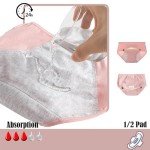 Girls' Cotton Leak-Proof Period Underwear 4-Pack