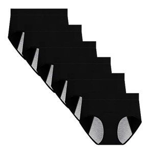 Leakproof Mid Waist Period Underwear for Women