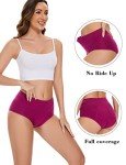 POKARLA Women's Heavy Flow Leakproof Cotton Underwear Pack