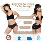 Tiichoo Women's Leakproof Heavy Flow Period Panties 3-Pack