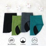 Nalwort Women's Leak-Proof Cotton Period Panties - Large