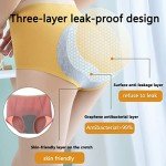 7 Pack Leakproof Cotton Briefs for Women