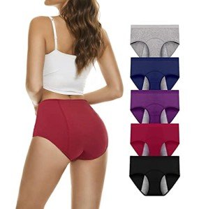 High Waist Leak-Proof Cotton Period Underwear, X-Large