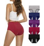 High Waist Leak-Proof Cotton Period Underwear, X-Large