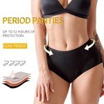 High Waist Leak-Proof Cotton Period Underwear, X-Large