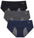 Heavy Flow Period Underwear for Women - 3 Pack