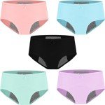 Hellove Women's Leak-Proof Cotton Period Panties