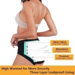 Nalwort Women's Cotton Menstrual Briefs, Small