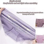 Plus Size Lace Leakproof Cotton Panties Set