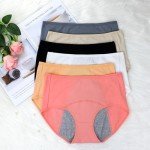 Nalwort Women's Cotton Menstrual Briefs, Small