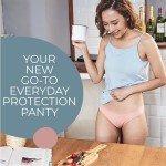 Leakproof Maternity and Period Thong Panties - Black