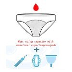 Teens Cotton Leak-Proof Period Hipster Panties 3 Pack