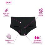 Maidenform Women's Hipster Period Panties 3-Pack