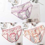 Teens Cotton Leak-Proof Period Hipster Panties 3 Pack
