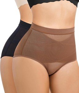 Nebility Women's Seamless Tummy Control Shapewear Set