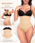 High-Waisted Thong Shapewear for Women