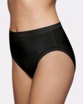 Wonderbra Women's Light Control Black High-Cut Briefs