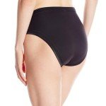 Wonderbra Women's Light Control Black High-Cut Briefs