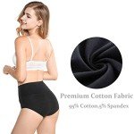 Kinyanco Women's High Waist Tummy Control Panties 3-Pack