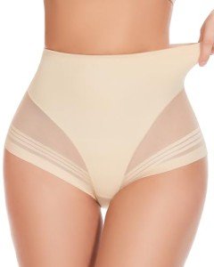 Low Rise Tummy Control Shapewear Briefs - Nude