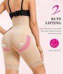 High Waisted Tummy Control Shapewear Shorts