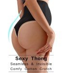 KUNINDOME Seamless Maternity Thongs for Comfort