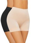 Betaven Women's Seamless Shaping Slip Shorts