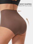 High Waisted Tummy Control Shapewear Briefs for Women