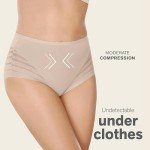 Leonisa Tummy Control Lace High Waisted Underwear