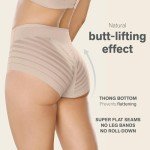 Leonisa Tummy Control Lace High Waisted Underwear