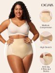 High-Waisted Tummy Control Shapewear Briefs for Women