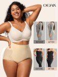 High-Waisted Tummy Control Shapewear Briefs for Women