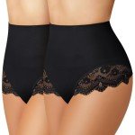 Nebility Women's Seamless Tummy Control Thong Panty